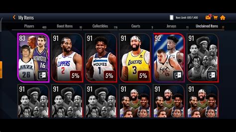 MASSIVE VARIETY PACK OPENING IN NBA LIVE MOBILE S7 16 Playoff