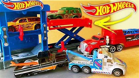 Carrinhos Da Hot Wheels Na Oficina Mini Cidade Youtube