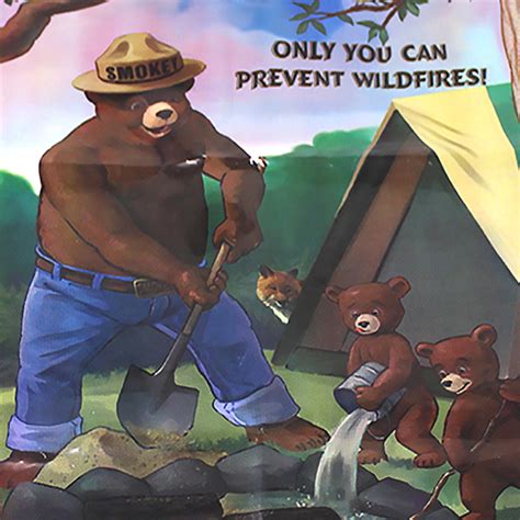 National Symbols Cache Smokey Bear Story Book Bags Bilingual