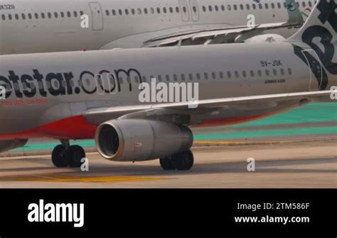 PHUKET THAILAND FEBRUARY 25 2023 Airbus A320 9V JSK Of Jetstar