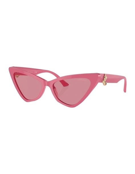 Jimmy Choo Jc5008 Sunglasses In Pink Myer