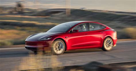 The specifications of the 2025 Tesla Model 3 Performance model have ...