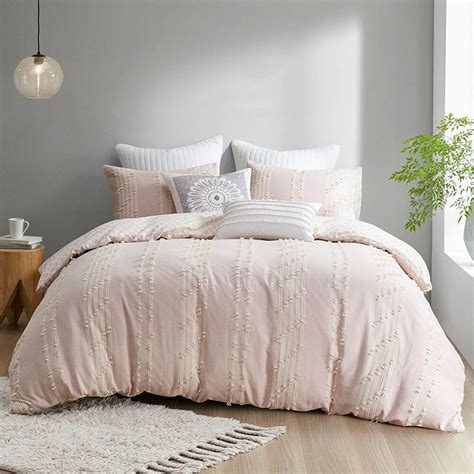 Hampton Park Kara 3 Piece Fullqueen Duvet Cover Set In Blush Nfm