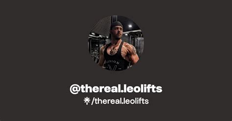 Thereal Leolifts Instagram Tiktok Linktree