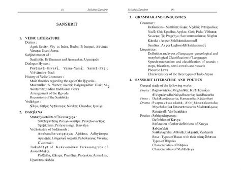 Pdf Syllabus Sanskrit Wbcsc Org In Syllabus Pdf Sanskrit