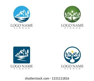 Mountain Logo Business Template Vector Stock Vector Royalty Free