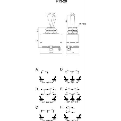 Tru Components Tc R B Interruttore A Levetta V Ac