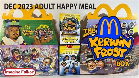 McDonald S Adult Happy Meal Kerwin Frost Box December 2023 ASMR