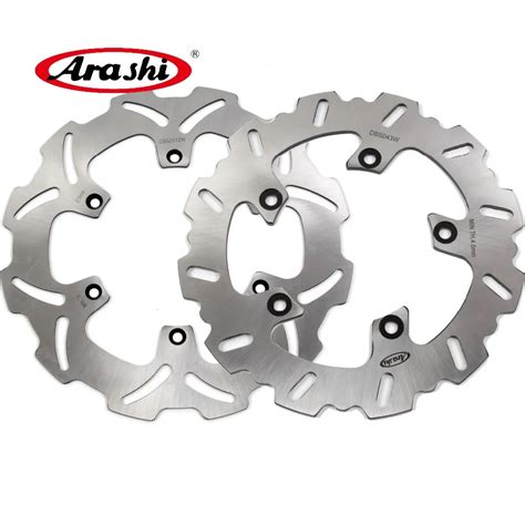 ARASHI For YAMAHA YZ450F WR450F CNC Front Rear Brake Rotors Brake Disc