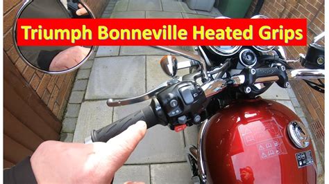 2022 Triumph Bonneville 1200 T120 Heated Grips 4k YouTube