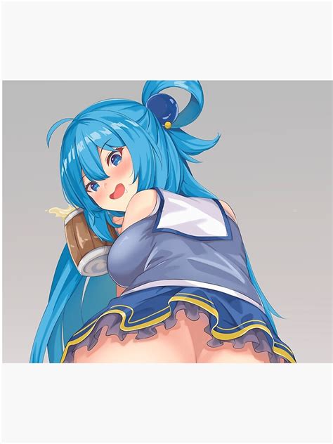 Sexy Aqua Boobs Ass Butt Thicc Konosuba Lewd Dirty Bikini Ecchi