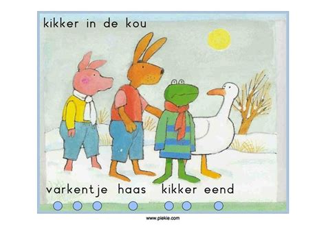 An Image Of Three Rabbits And A Duck In Front Of The Words Klikker In