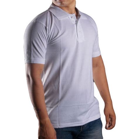 Cotton Mens Plain White Collar T Shirt Polo Neck At Rs 150 In Tiruppur