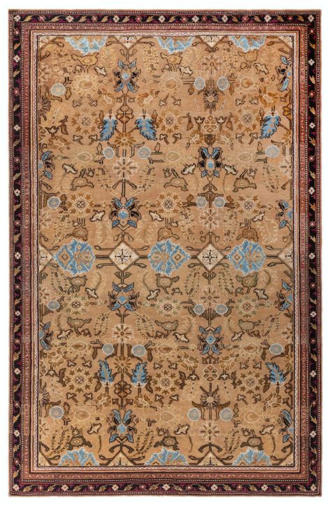 antique indian agra rug index bb