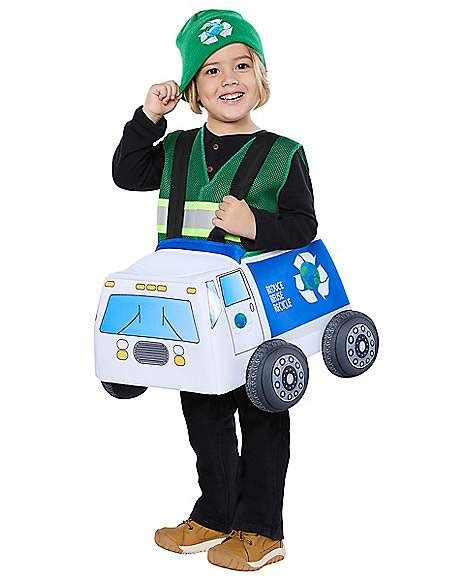 Toddler Trash Truck Ride Along Costume - Spirithalloween.com