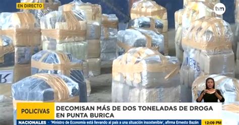 Narcotr Fico Decomisan M S De Mil Toneladas De Droga En Punta Burica