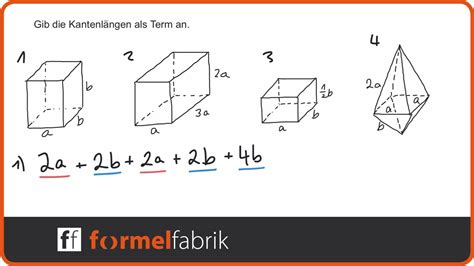 Terme Aufstellen Geometrische Figuren Training Nr 5 YouTube