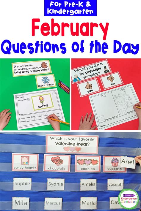 February Question Of The Day The Kindergarten Connection