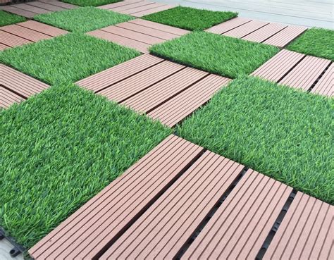 Wpc Outdoor Waterproof Interlocking Floor Tiles Balcony Floor Tiles