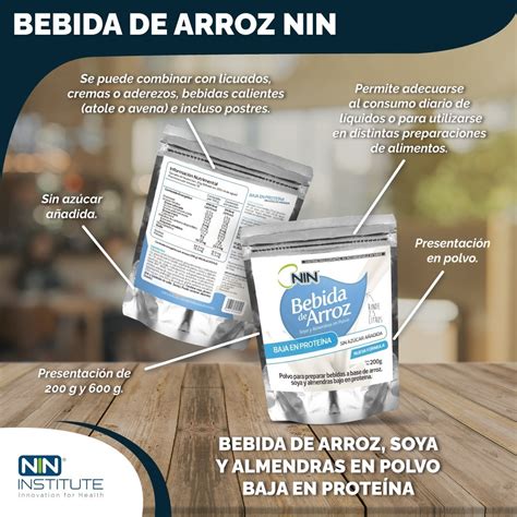 Bebida De Arroz Nin Predi Lisis G En Polvo Baja Proteina Mercadolibre