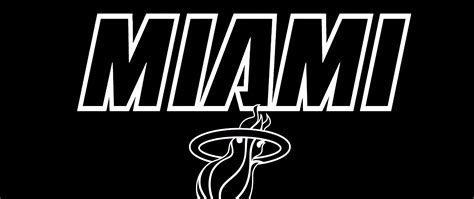 Miami Heat Wallpaper 4k Minimalist Logo Basketball Team