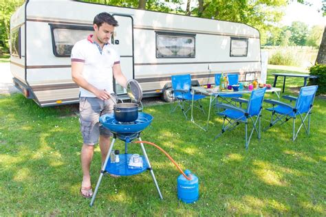 Gefüllte Campingaz R 907 Gasflasche optimal für Wohnwagen Grillen