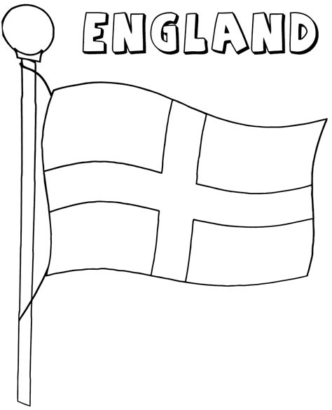 Dibujos De La Bandera De Inglaterra Para Colorear Descargar E Imprimir