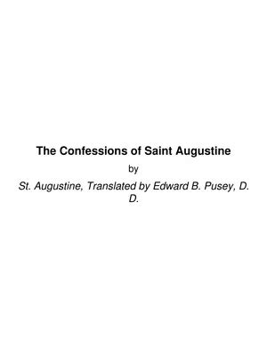 Saint Augustine Confessions – InstaPDF