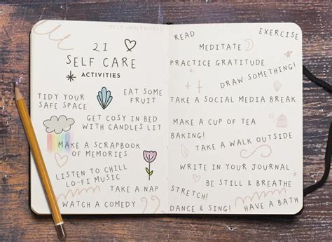 21 Self Care Activities To Do Right Now Emily Underworld