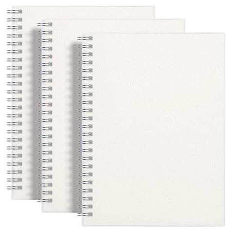 Rettacy Cuaderno De Diario En Blanco Paquete De Cuaderno En