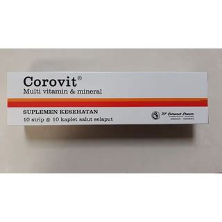 Jual VITAMIN C COROVIT MultiVitamin Plus VITAMIN C 100 Tablet