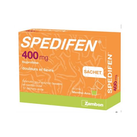 Spedifen 400mg Granulés 12 Sachets