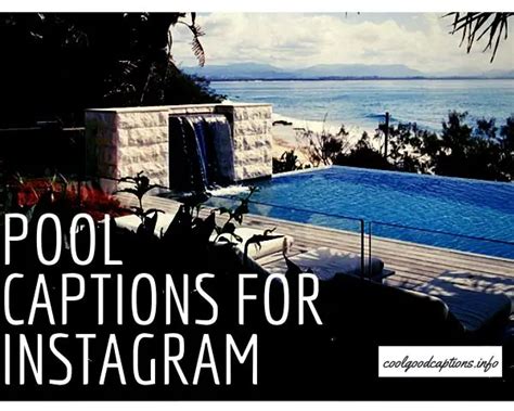 121 Swimming Pool Captions For Instagram Party Selfie Pics