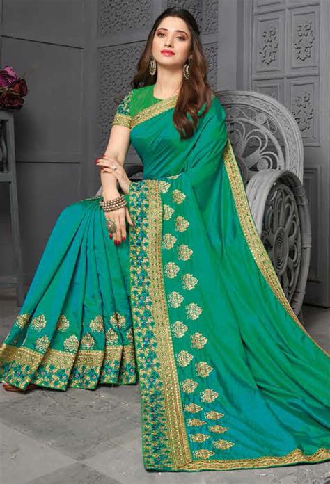 Traditional Wedding Green Color Art Silk Silk Fabric Saree 1680778