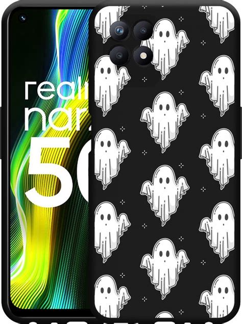 Realme Narzo Hoesje Zwart Spookjes Designed By Cazy Bol