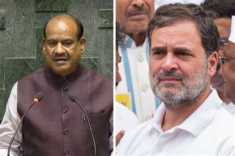 Rahul Gandhi To Om Birla Over Expunged Remarks