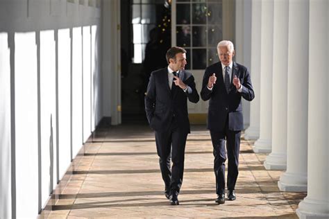 Biden And Macron Pledge Unwavering Alliance Under Cloud Of Trade Dispute