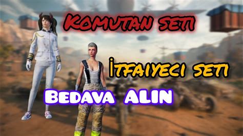 BEDAVA KOMUTAN SETİ VE İTFAİYECİ SETİ ALIN PUBG MOBİLE keşfet