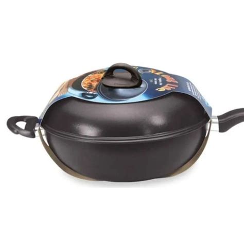 Frigideira Wok Antiaderente Long Life 4 4 Litros 28 Cm Tampa E Cabo