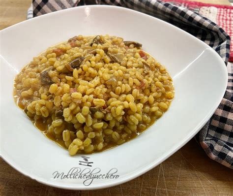 Zuppa Di Orzo Con Funghi E Speck Mollichedizucchero