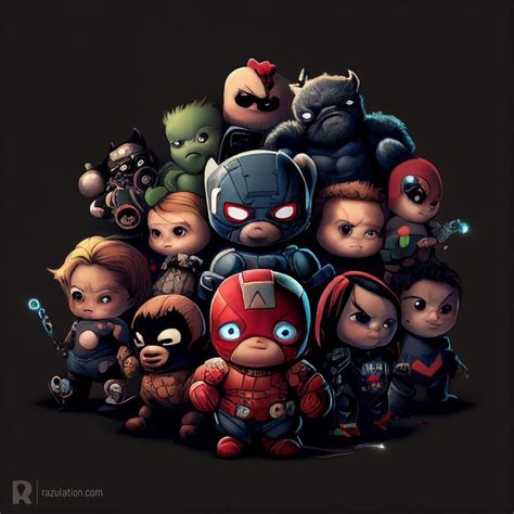 Baby avengers | Baby avengers, Cute cartoon wallpapers, Baby marvel