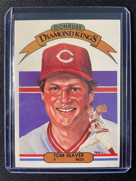 1982 Donruss Tom Seaver Diamond Kings 16 Reds Ebay