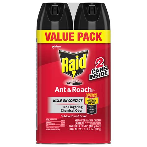 Sc Johnson Raid Aerosol Ant And Roach Killer Off