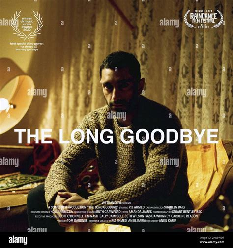 The Long Goodbye Poster Riz Ahmed 2020 © Somesuch Courtesy