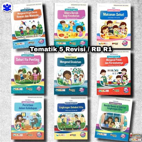 Jual Buku Tematik Sd Kelas 5 Tema 1 2 3 4 5 6 7 8 9 Akm Hots Platinum Sd Mi Tematik Hots