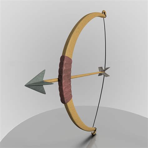 Bow and Arrow 3D Model $5 - .c4d .obj - Free3D