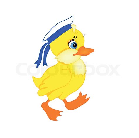 Cartoon Ente Niedlich Stock Vektor Colourbox