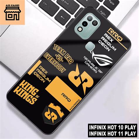 Jual AZ Case Case Infinix Hot Play Hot Play Fashion Case RRQ Casing Hp Case Murah