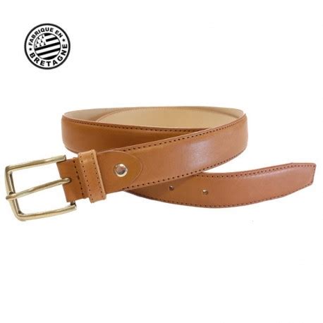 HOEDIC CEINTURE BRETONNE 30MM cuir bov pleine fleur tan vég