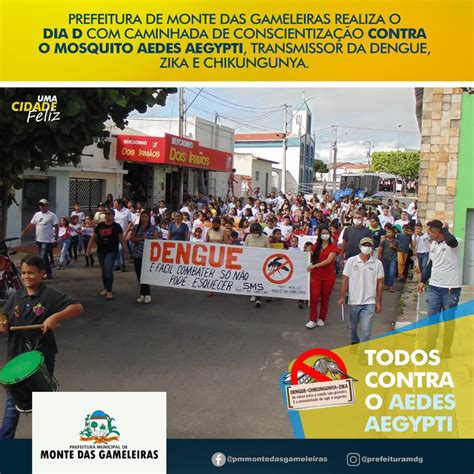 Prefeitura Municipal De Monte Das Gameleiras Campanha Todos Contra O